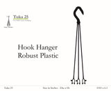 Tuka 25 Hanging Plastic Pot With Self Watering KIt