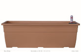 Reca 40cm Rectangle Plastic Pot With Self-Watering Kit