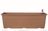 Reca 40cm Rectangle Plastic Pot With Self-Watering Kit