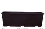 Reca 40cm Rectangle Plastic Pot (Without Self Watering Kit)