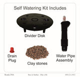 Ronda 2926 Round Plastic Pot With Self Watering Kit