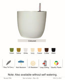 Ronda 2926 Round Plastic Pot (Without Self-Watering Kit)