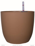 Ronda 2926 Round Plastic Pot With Self Watering Kit