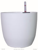 Ronda 2926 Round Plastic Pot With Self Watering Kit