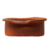 Oval Wavetop Smoke Finish Terracotta Planter