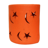 Wall Orchid Terracotta Planter Star Cut