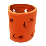 Wall Orchid Terracotta Planter Star Cut