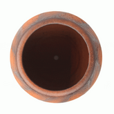 Zigzag Smoke Finish Terracotta Planter