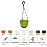 Tuka 20 Self Watering Hanging Plastic Pot
