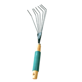 STAINLESS STEEL TOOTH GARDEN LEAF RAKE
