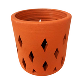 Orchid Terracotta Planter Diamond Cut
