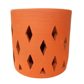Orchid Terracotta Planter Diamond Cut