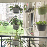 Tuka 20 Three Tier Self Watering Hanging Plastic Pot
