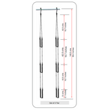 Uri Reca 40 - 3 Tier Hanging With Pot