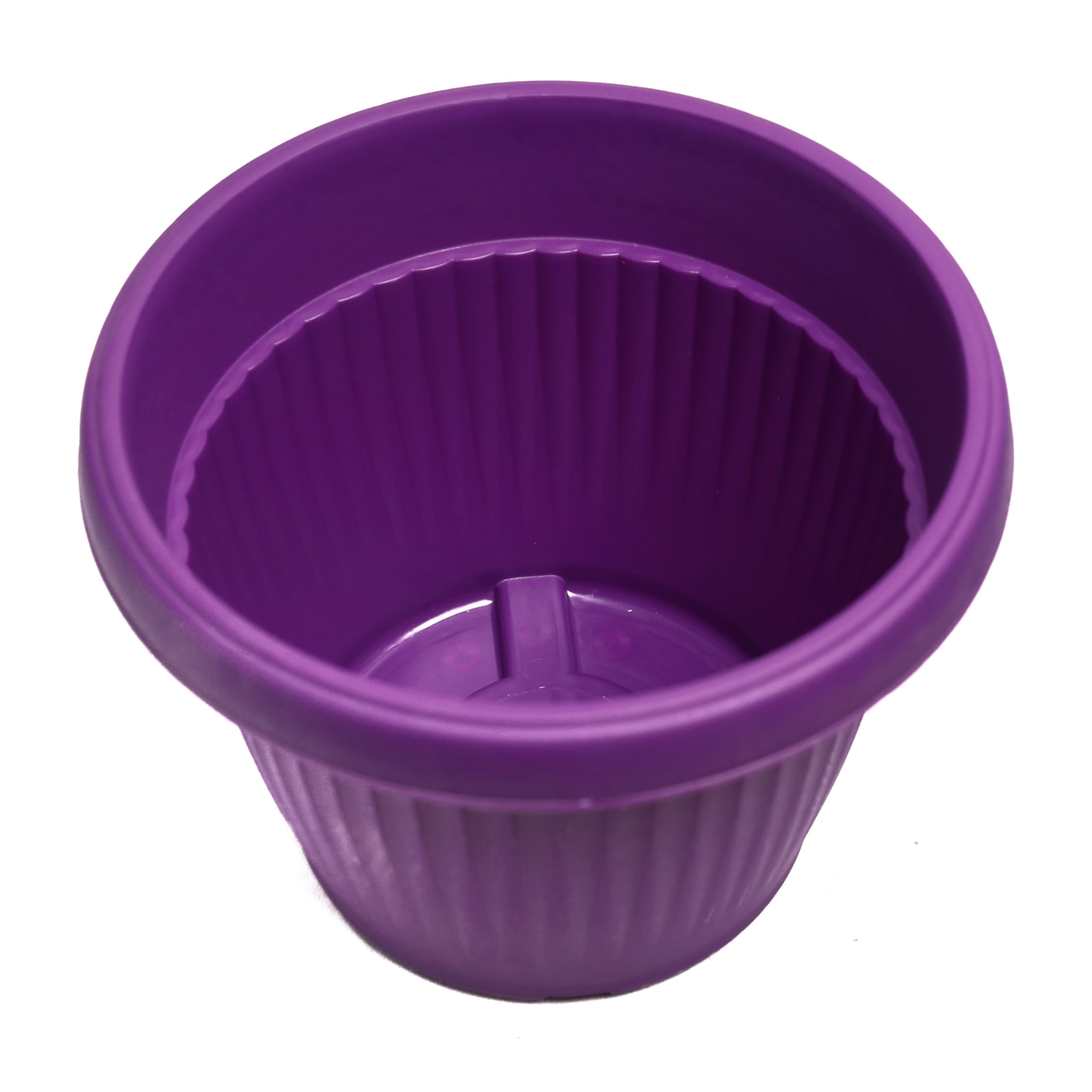 Hug A Plant | Bello Round 35CM Plastic Pot for Home & Garden (Pack of 1)