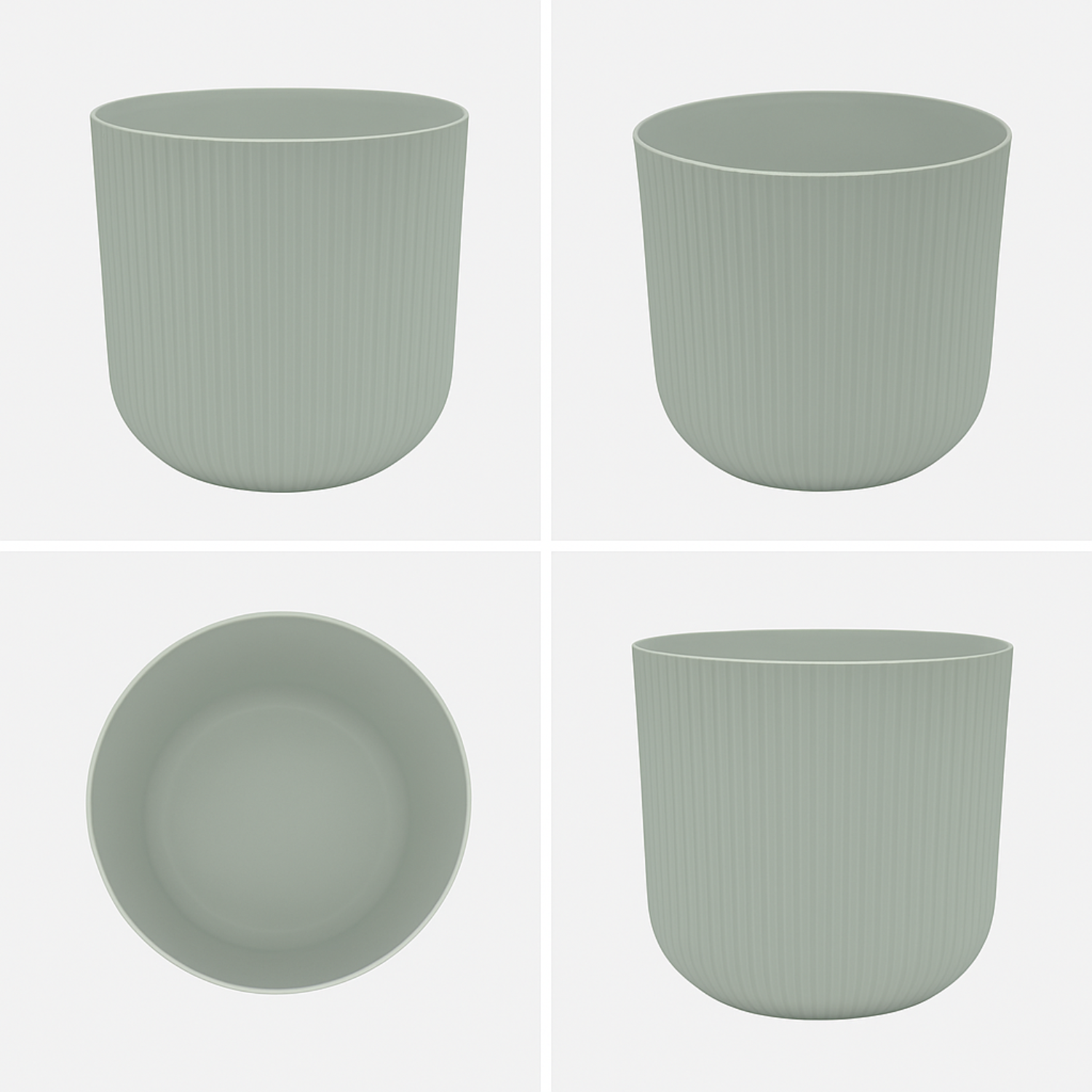 Hug a plant Ebizia Plastic Pot  for Home & Garden (Pack of 1)