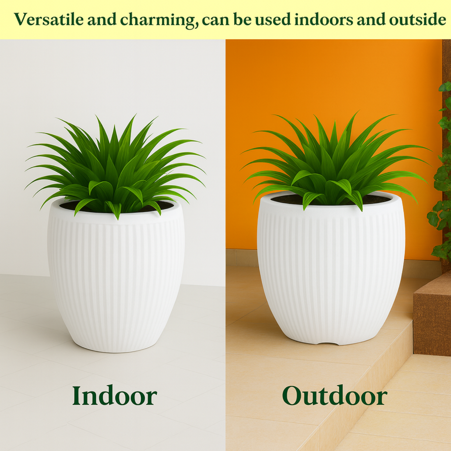 Poppy Rotomolded Pots for Home & Garden (Pack of 1)