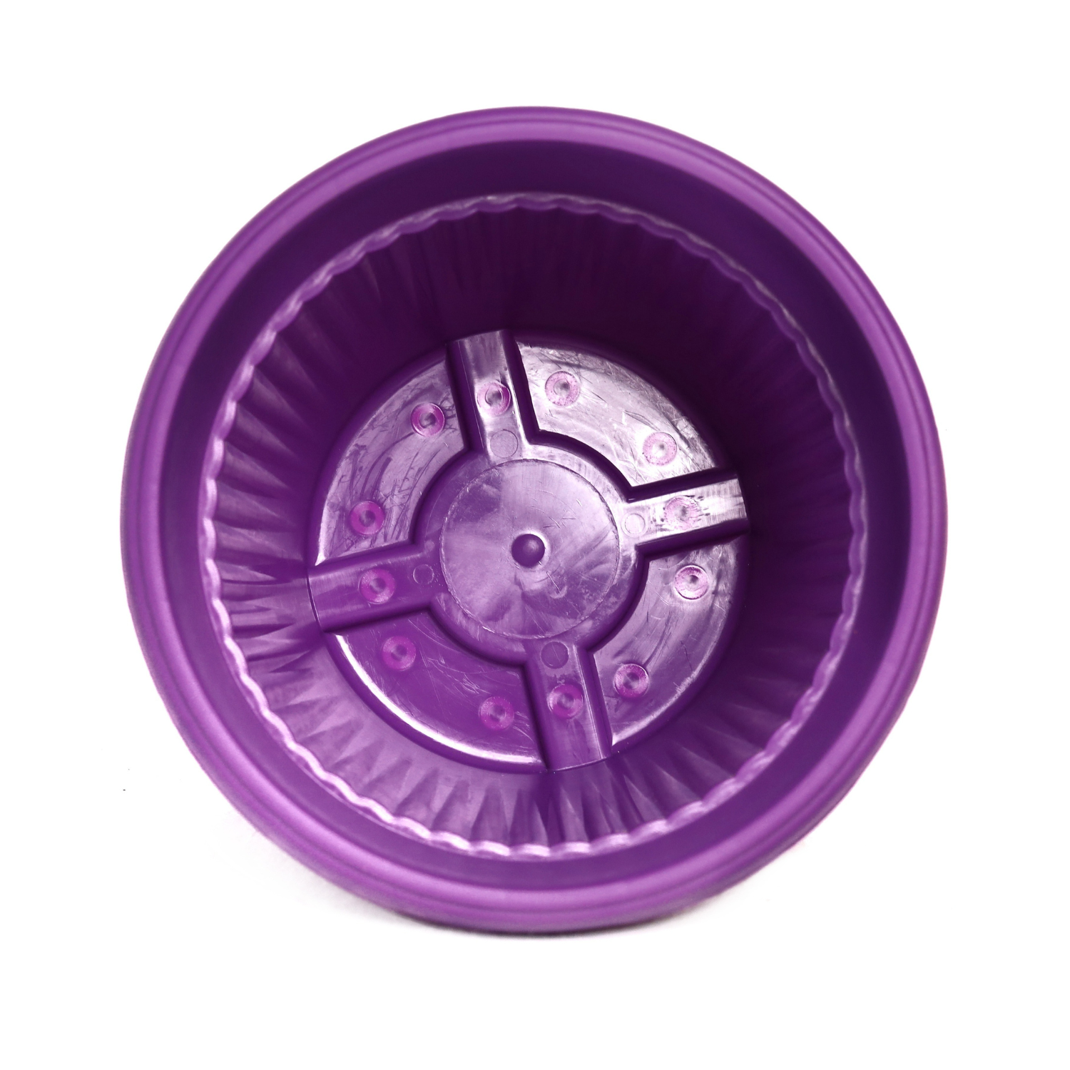 Hug A Plant | Bello Round 30CM Plastic Pot for Home & Garden (Pack of 1)