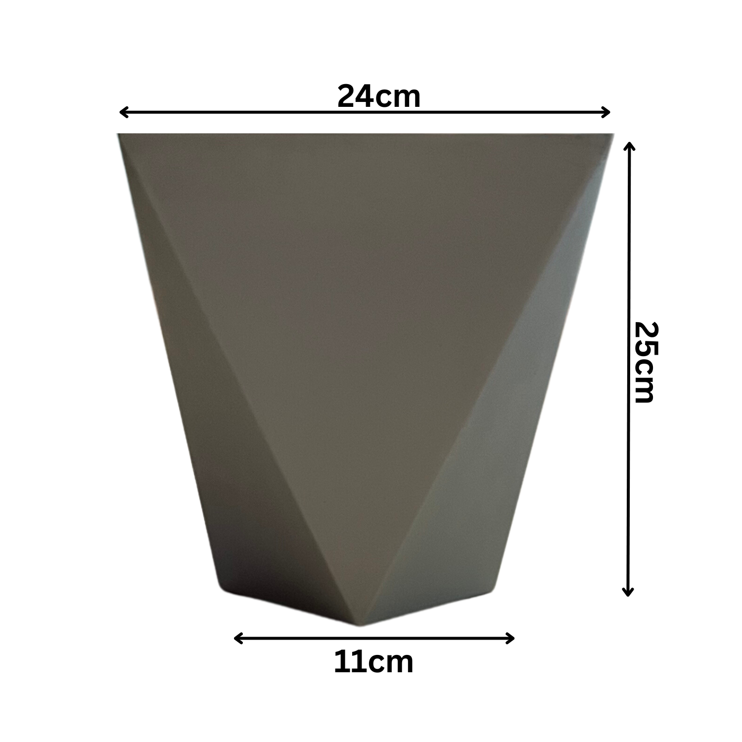 Hug A Plant | Octo Plastic Pot for Home & Garden (24CM|9.5 INCH)
