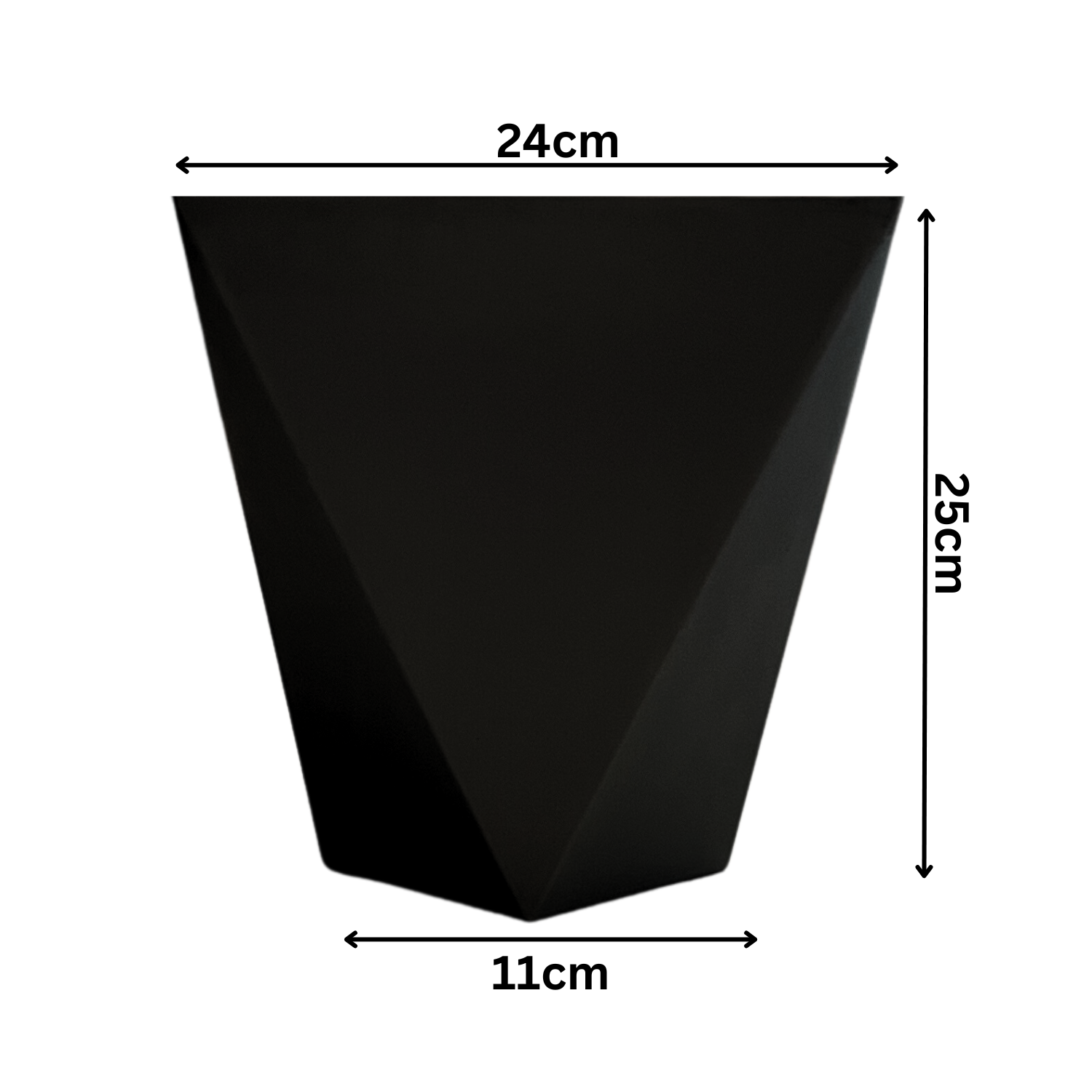 Hug A Plant | Octo Plastic Pot for Home & Garden (24CM|9.5 INCH)