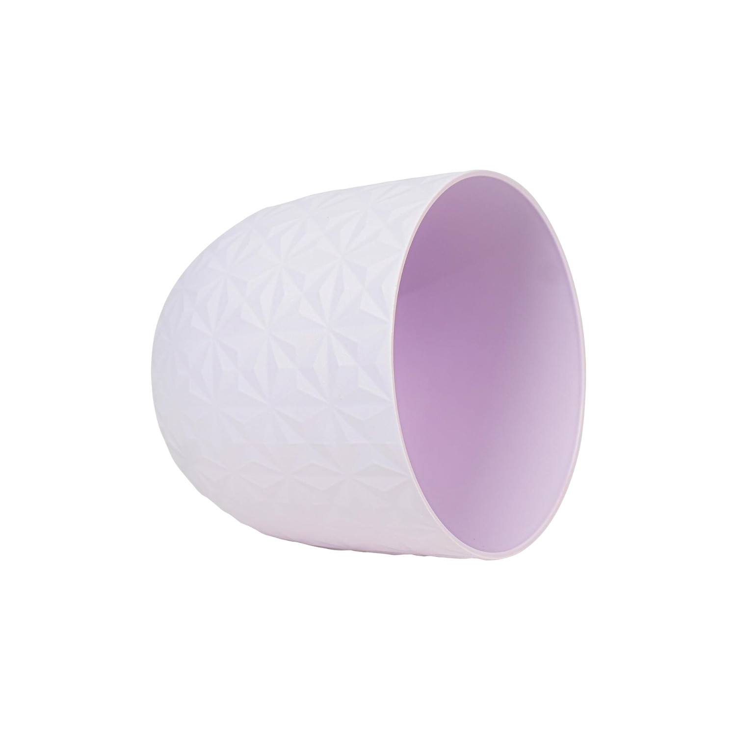 Verona Diamond Planter 11cm Round Plastic Pot For Home & Garden (11CM | 4INCH)