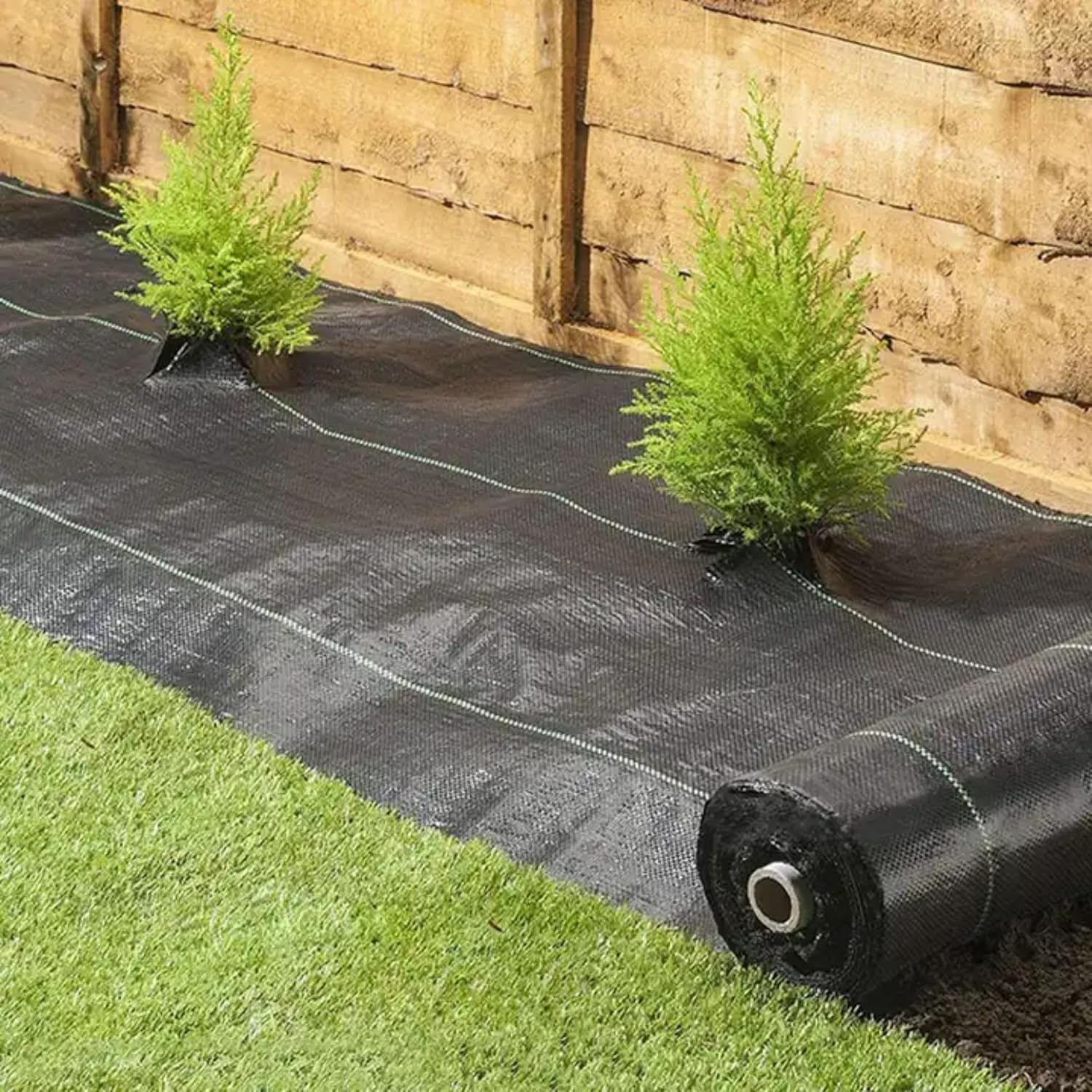 Premium Heavy Duty Mat 75 GSM PP Material | 2m x 50m | UV-Stabilized Weed Control & Landscape Fabric | Durable Ground Cover for Home & Garden