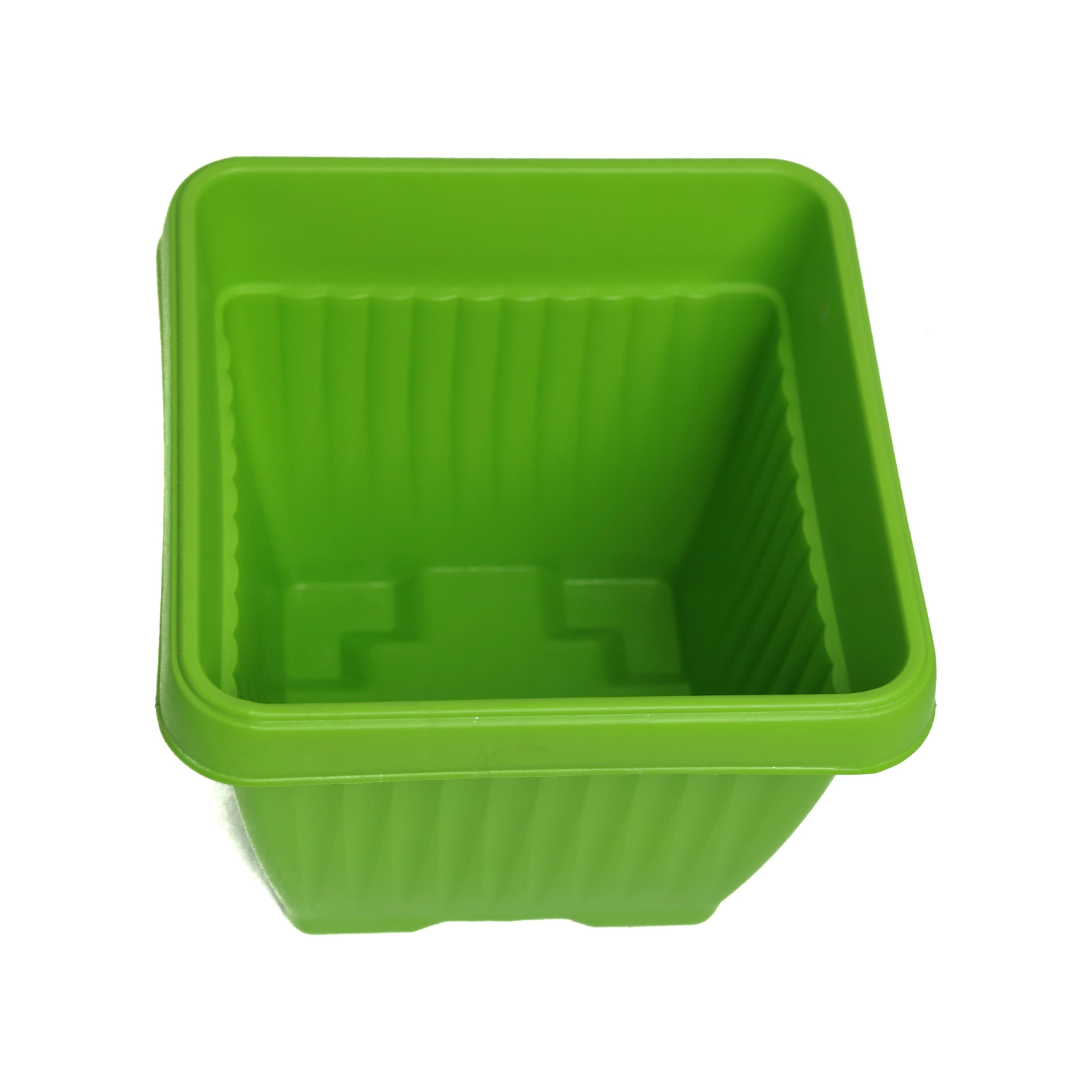 Hug A Plant | Bello Square 25CM Plastic Pot for Home & Garden (Pack of 1)