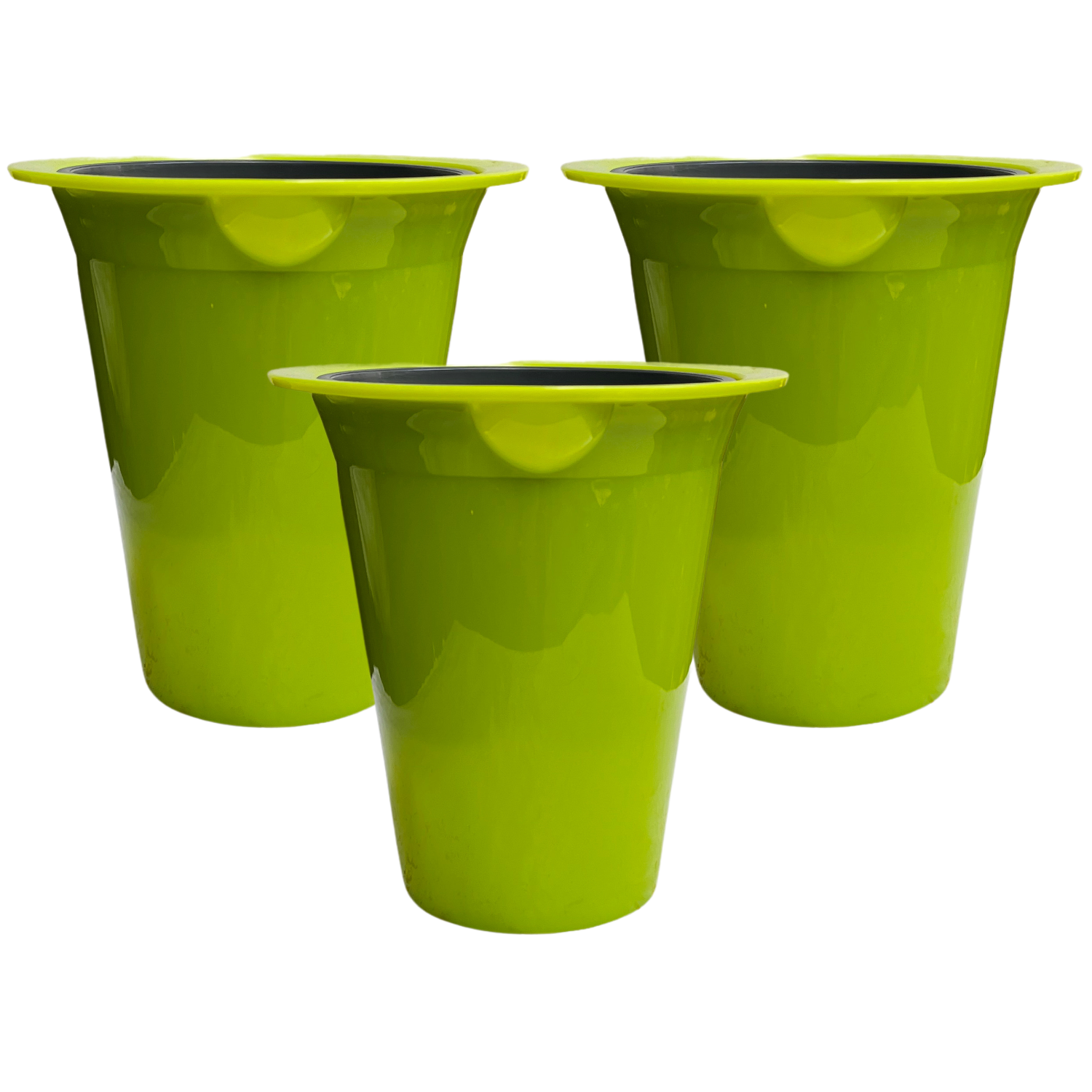 Mascot 10 Clear Round 5inch selfwatering Pot With Wick For Tabletop | Office | Indoor Garden | Home& Garden (5INCH | 13CM)