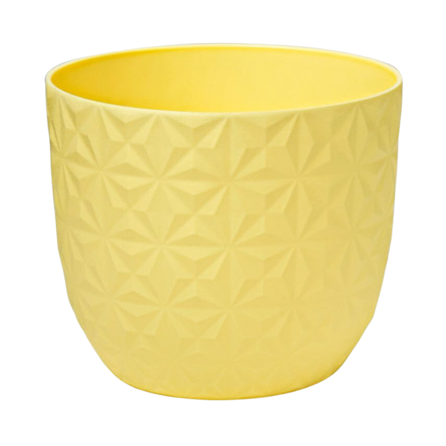 Verona Diamond Planter 22cm Round Plastic Pot For Home & Garden (22CM | 8INCH)
