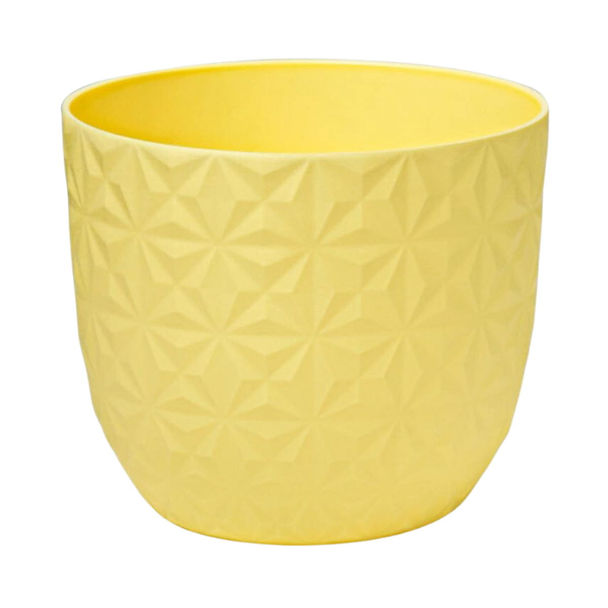 Verona Diamond Planter 22cm Round Plastic Pot For Home & Garden (22CM | 8INCH)