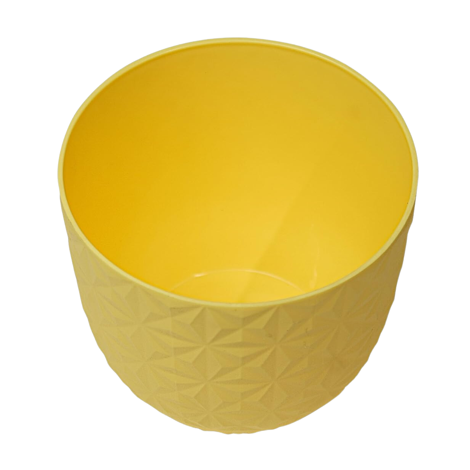 Verona Diamond Planter 22cm Round Plastic Pot For Home & Garden (22CM | 8INCH)