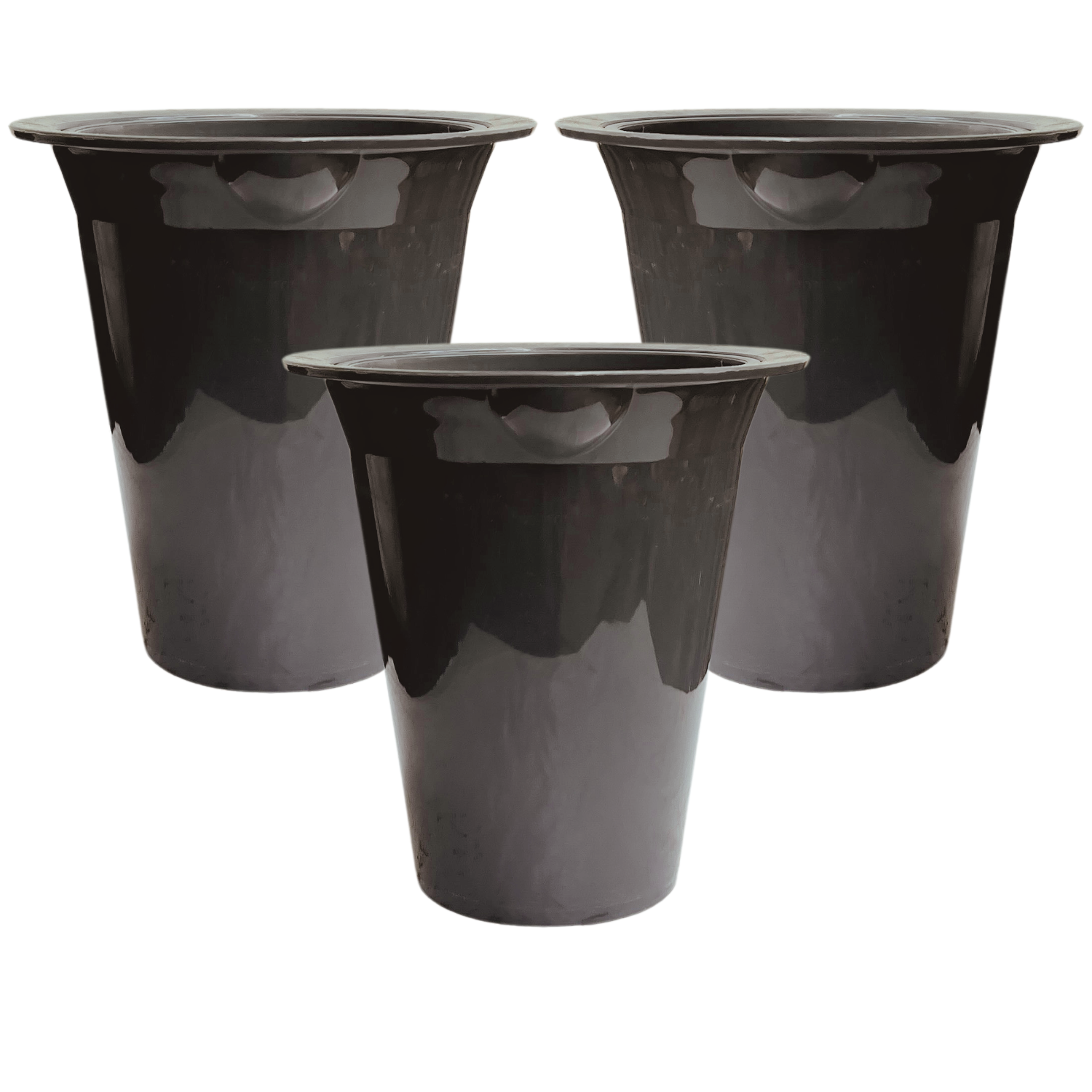Mascot 10 Clear Round 5inch selfwatering Pot With Wick For Tabletop | Office | Indoor Garden | Home& Garden (5INCH | 13CM)
