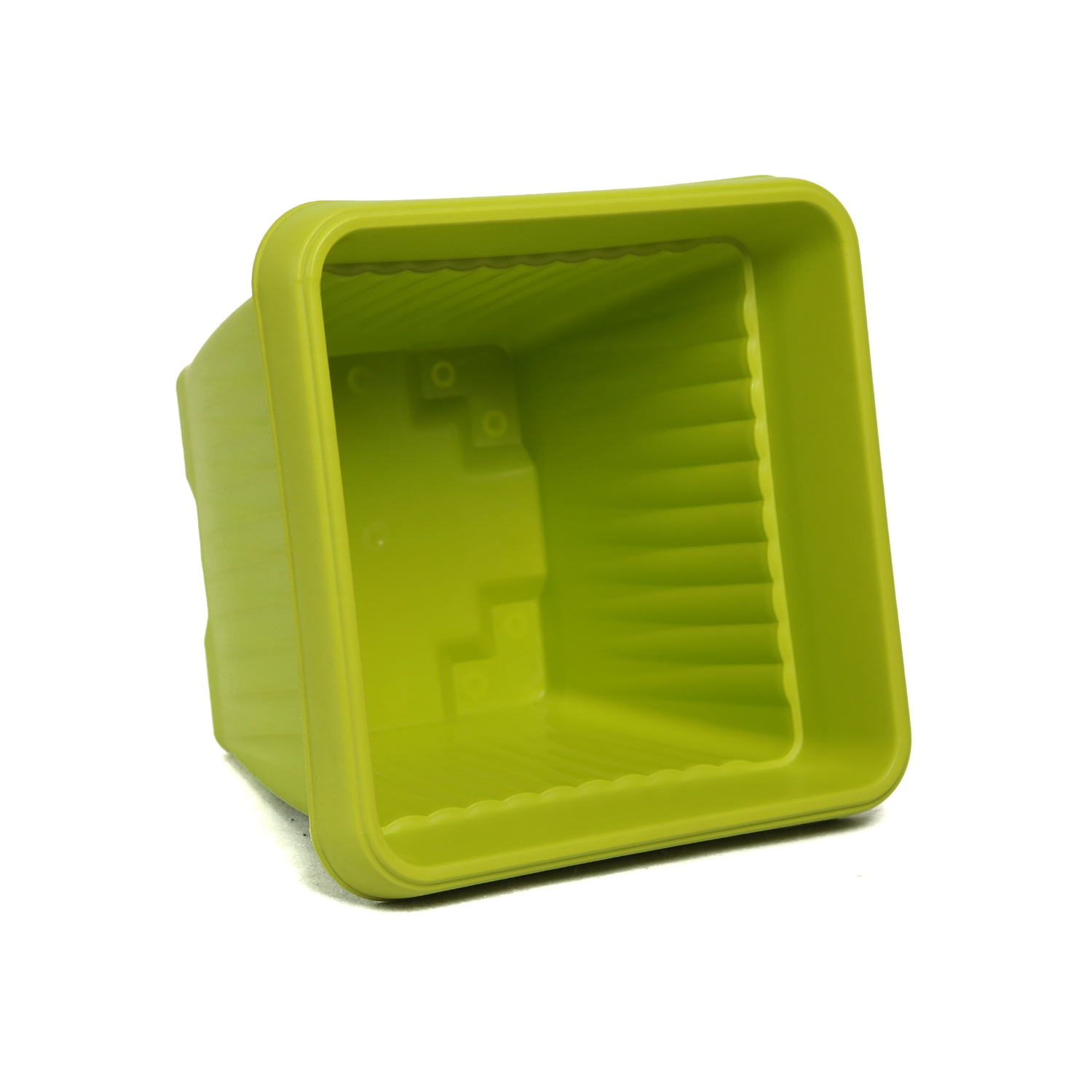 Hug A Plant | Bello Square 25CM Plastic Pot for Home & Garden (Pack of 1)