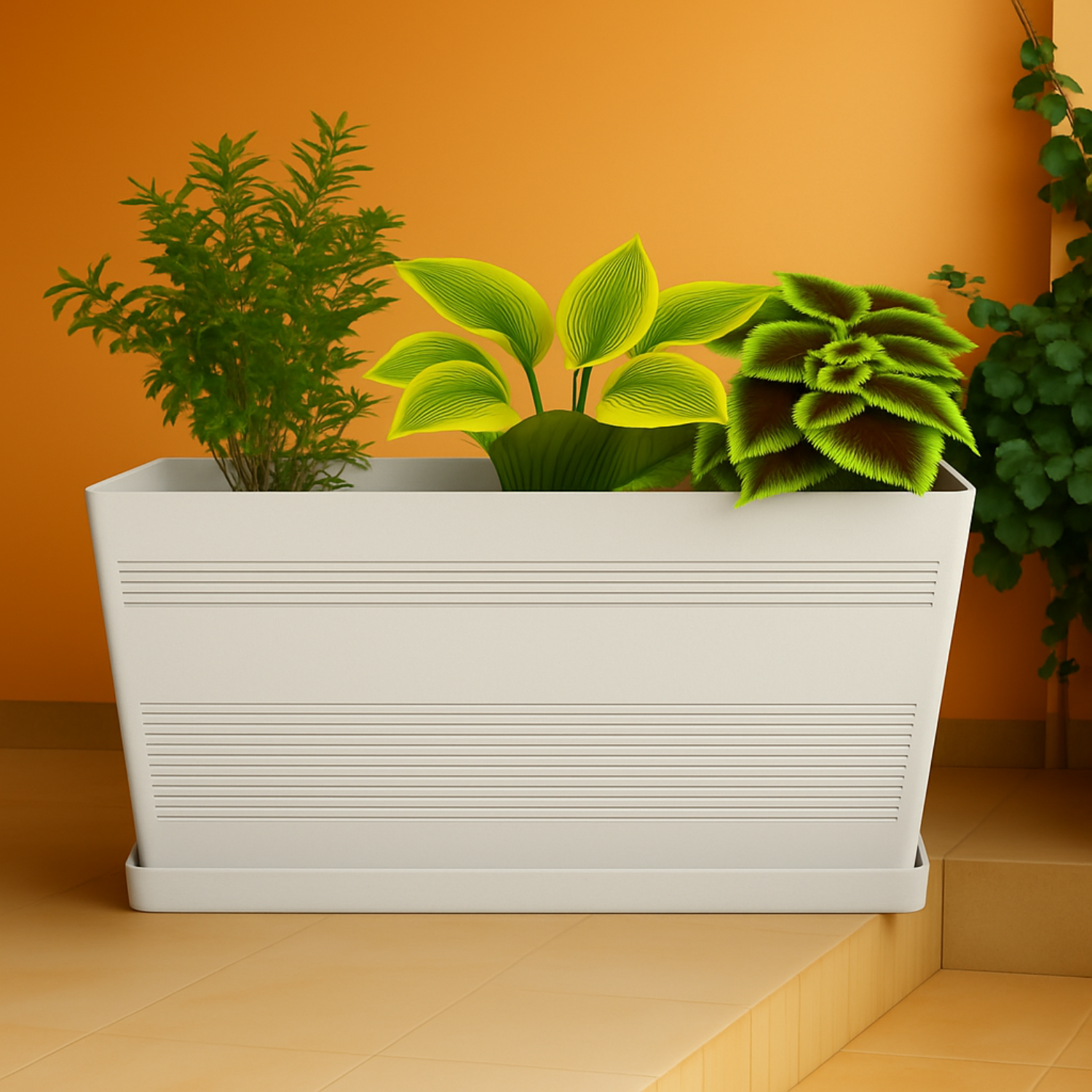 Cafe Rotomolded Pots  for Home & Garden (Pack of 1)