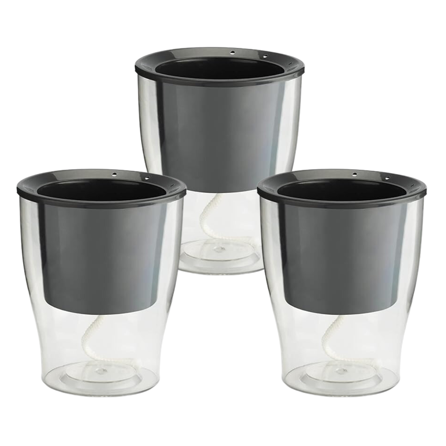Clear Pot 5 Inch- Selfwatering Pot