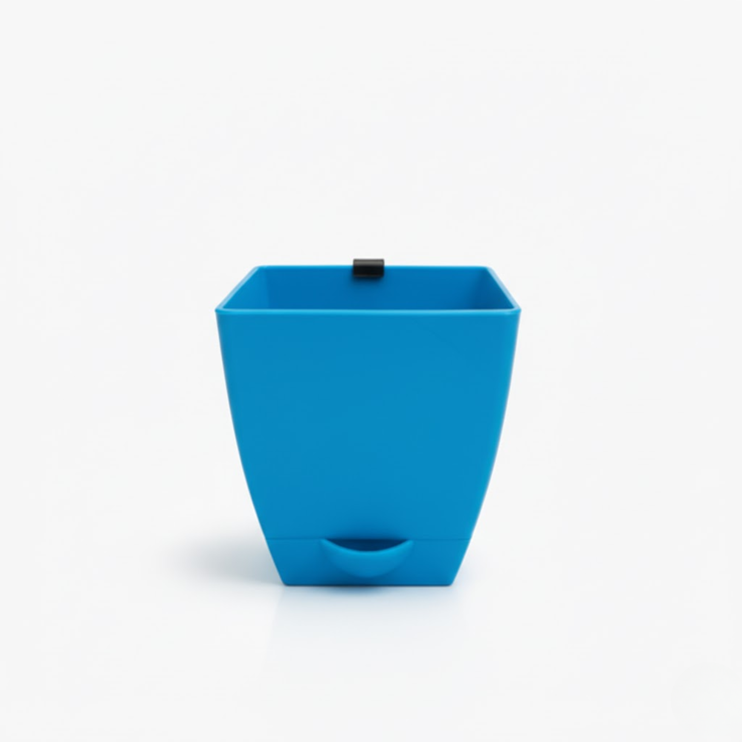 Chatura 8cm Self Watering Square Pot with Rail Hook for Home & Garden Decor (8CM|3.4INCH)