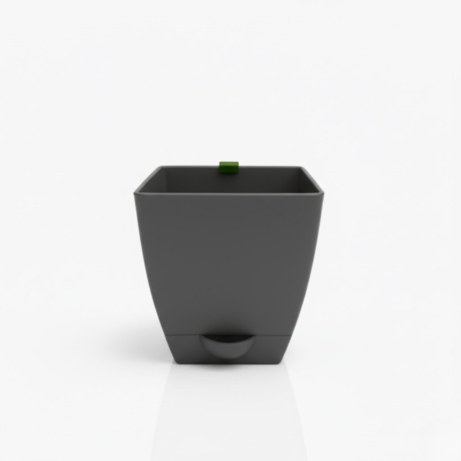 Chatura 8cm Self Watering Square Pot with Rail Hook for Home & Garden Decor (8CM|3.4INCH)