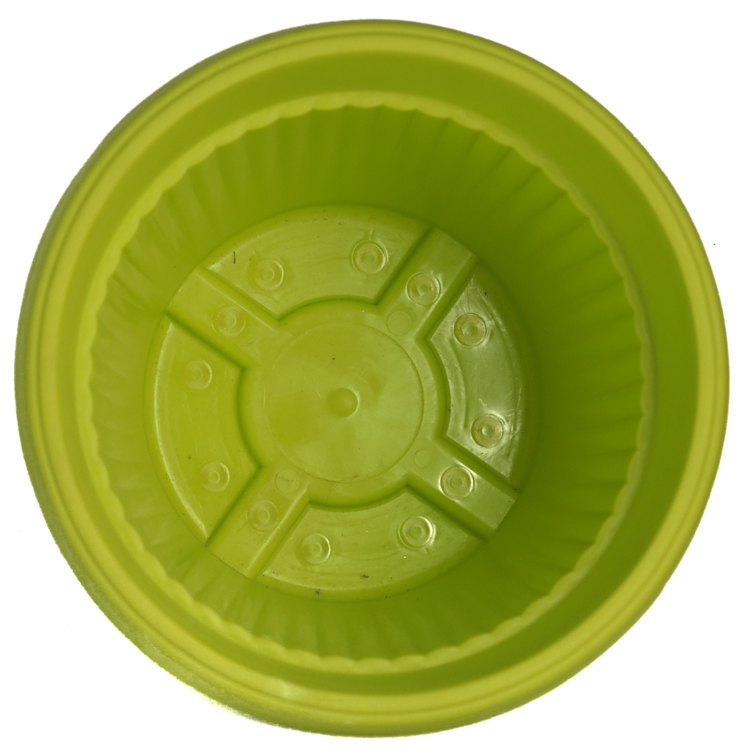 Hug A Plant | Bello Round 35CM Plastic Pot for Home & Garden (Pack of 1)
