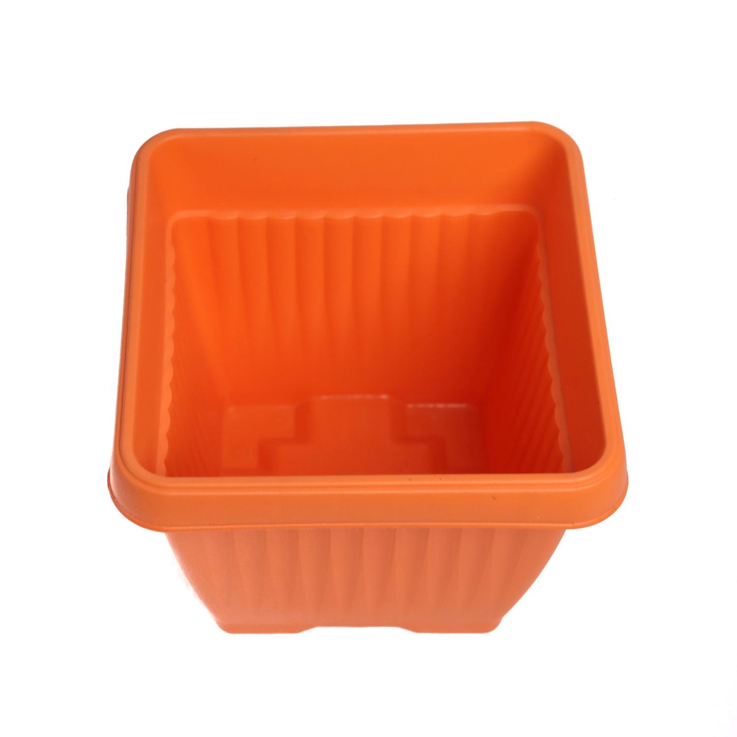 Hug A Plant | Bello Square 25CM Plastic Pot for Home & Garden (Pack of 1)