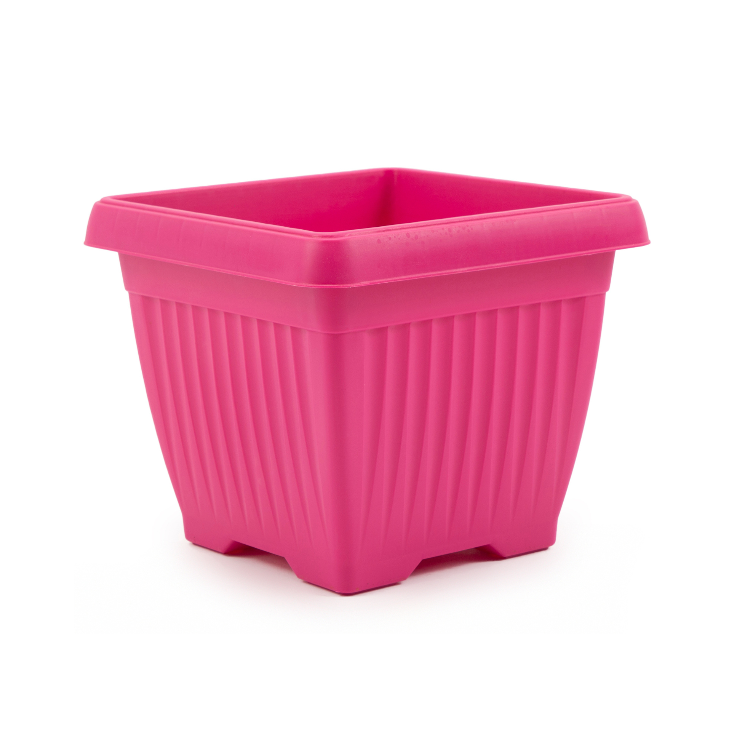 Hug A Plant |Bello Square 20CM Plastic Pot for Home & Garden (Pack of 1)