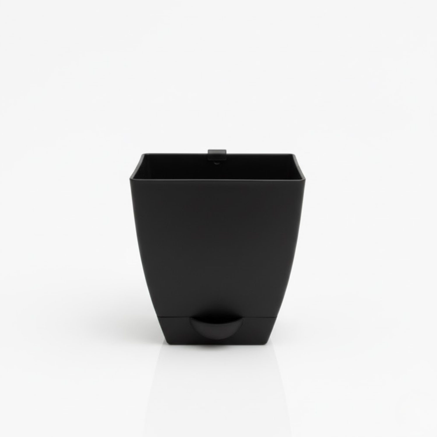 Chatura 8cm Self Watering Square Pot with Rail Hook for Home & Garden Decor (8CM|3.4INCH)