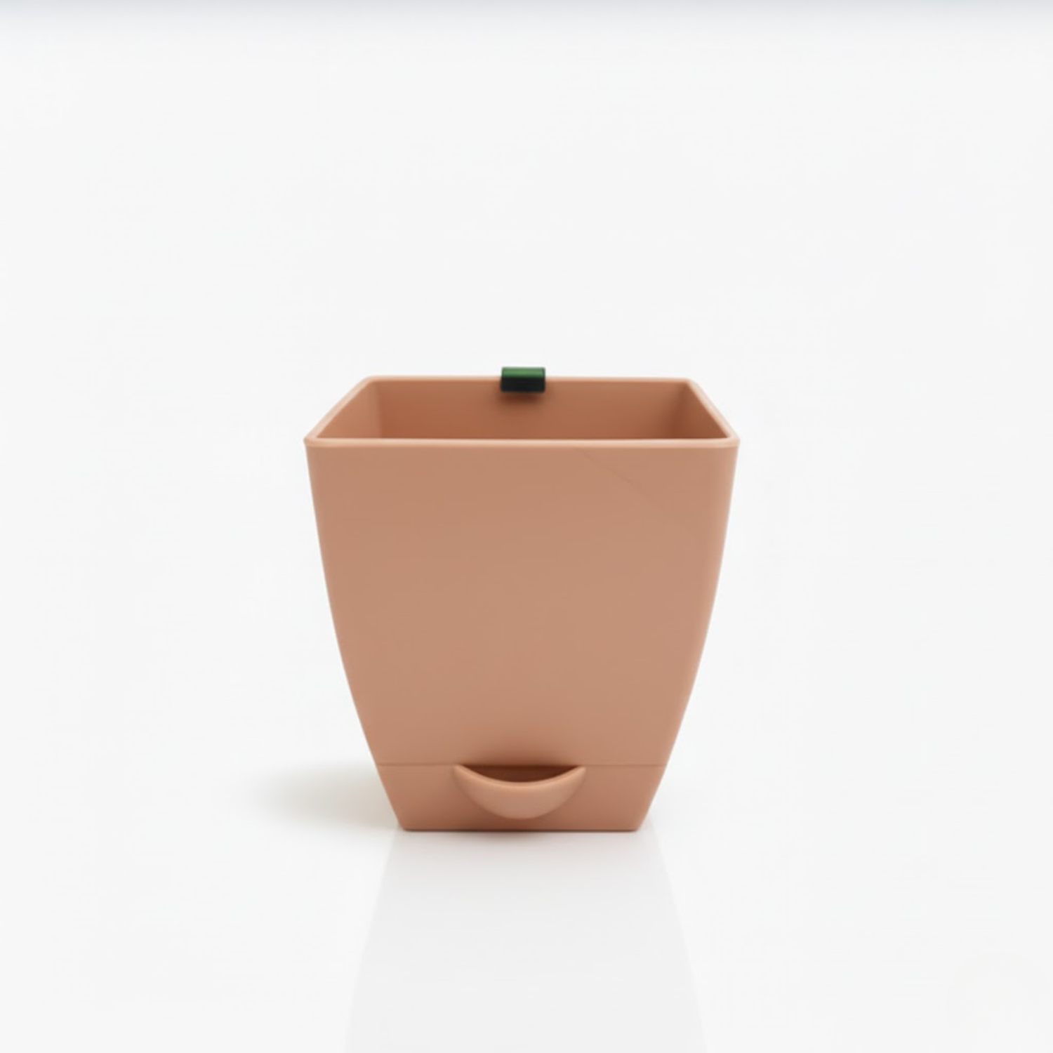 Chatura 8cm Self Watering Square Pot with Rail Hook for Home & Garden Decor (8CM|3.4INCH)