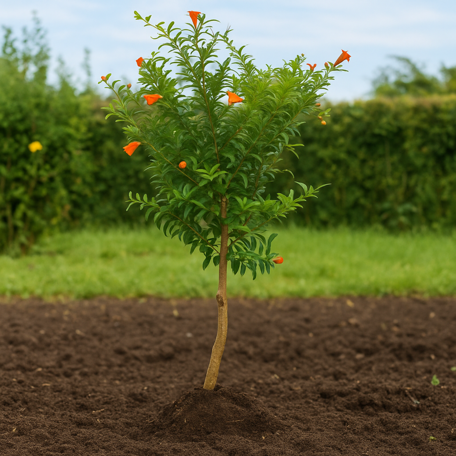 Ornamental Pomegranate (Punica granatum) Fruit Live Plant (Home & Garden)