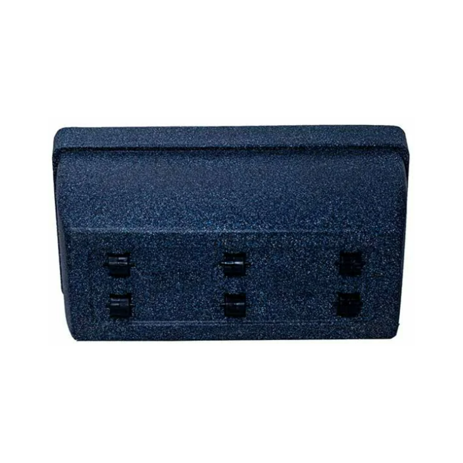 Hug A Plant |Barca Rectangle Rotomolded Plastic Pot with Wheels for Home & Garden (Midnight Stone Finish, Pack of 1)