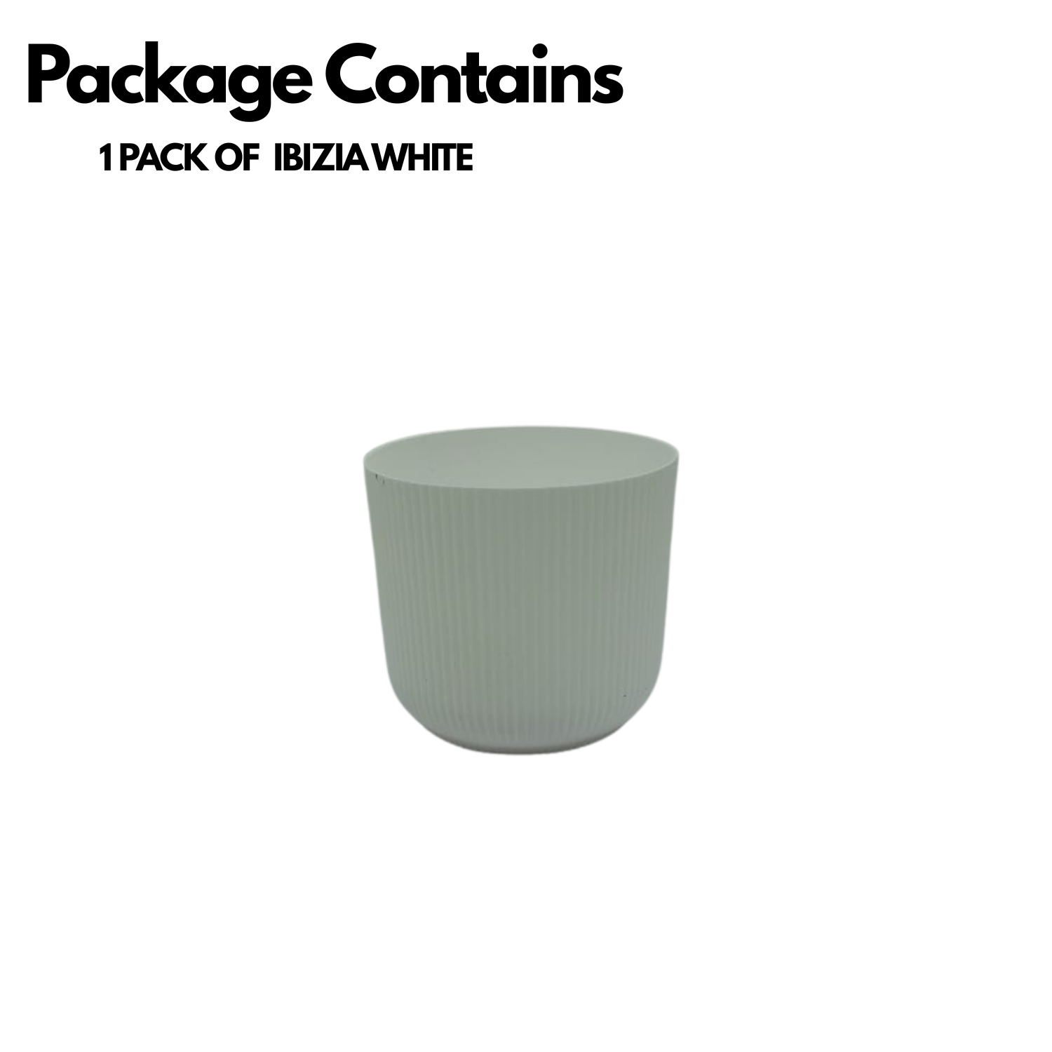 Hug a plant Ebizia Plastic Pot  for Home & Garden (Pack of 1)