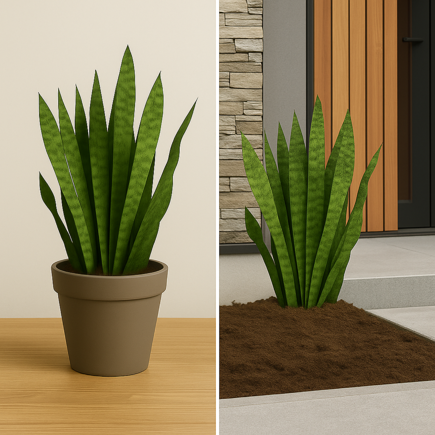 Live Snake Plant (Sansevieria trifasciata)(Home & Garden)