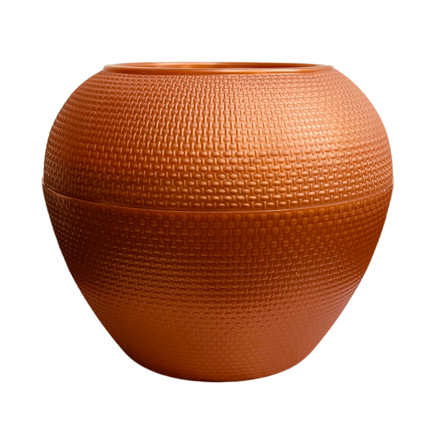 Hug A Plant |Kiwi Round Plastic Pot for Home & Garden (22CM|9INCH,Pack of 1)