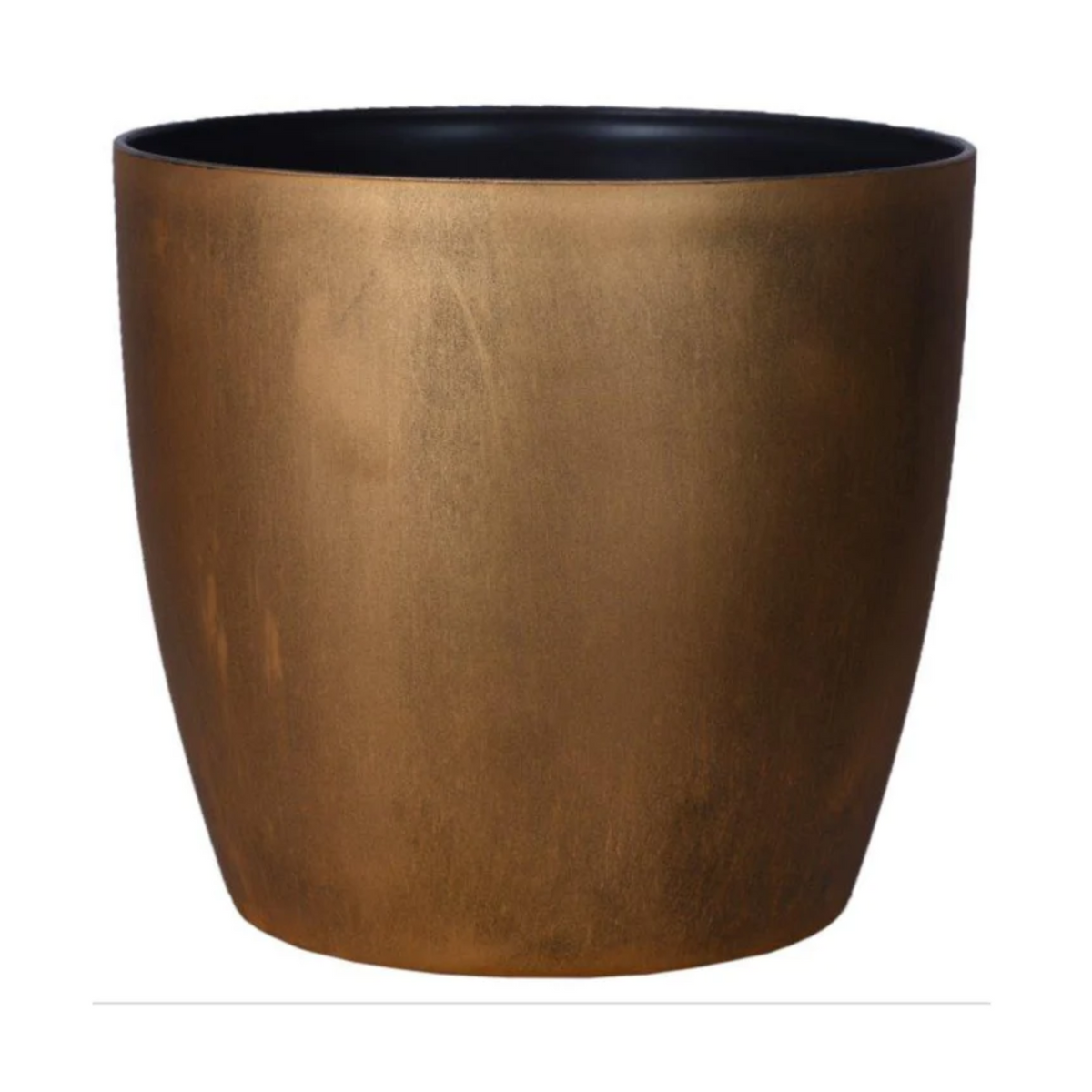 Ronda 1412 Antique Finish Round Plastic Pot (Without Self-Watering Kit)