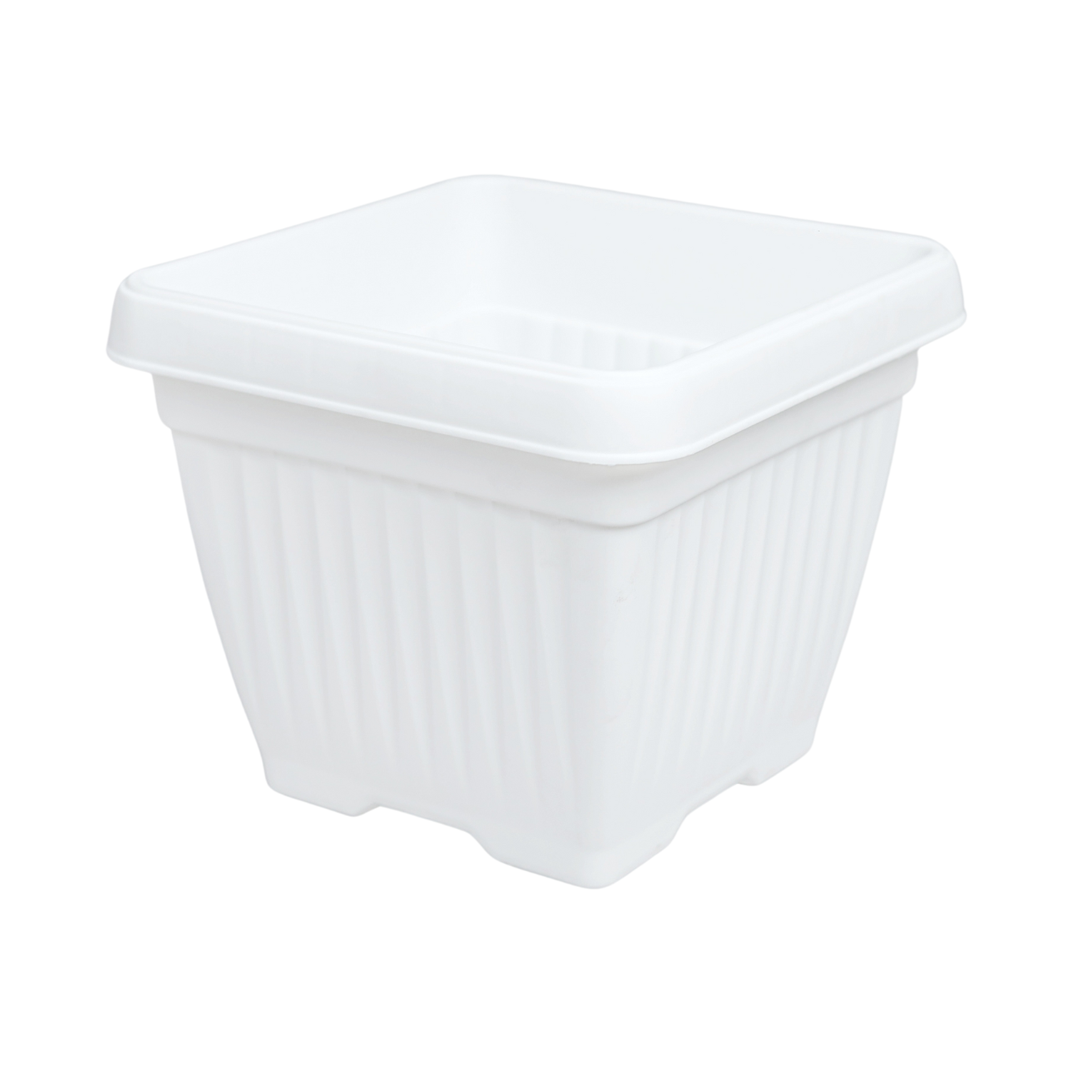 Hug A Plant | Bello Square 30CM Plastic Pot for Home & Garden (Pack of 1)