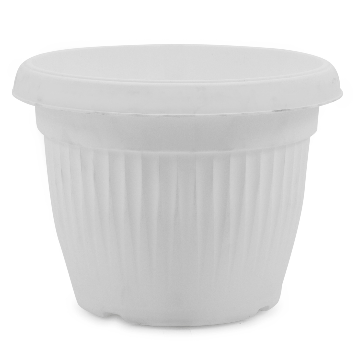 Hug A Plant | Bello Round 30CM Plastic Pot for Home & Garden (Pack of 1)